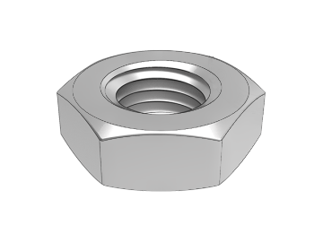 ASME B18.2.2.10 tuercas delgadas pesadas Tuerca delgada hexagonal pesada