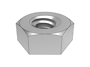 Tuerca hexagonal ASME B18.2.2.1-1 (chaflán de un solo lado)