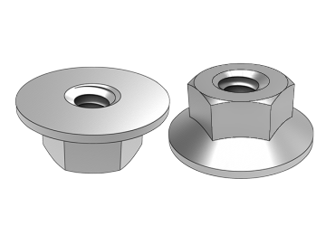 ASME B18.2.2.12 Tuerca de brida grande hexagonal