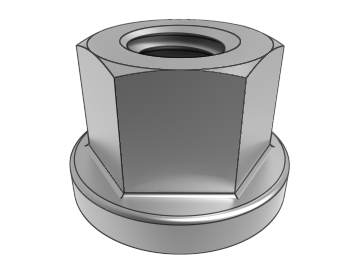 Tuerca hexagonal DIN6331 con hombro M=1.5D