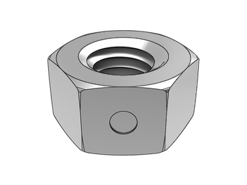 Tuerca de seguridad hexagonal totalmente metálica tipo GB6184-D1 (tipo plano del lado opuesto)